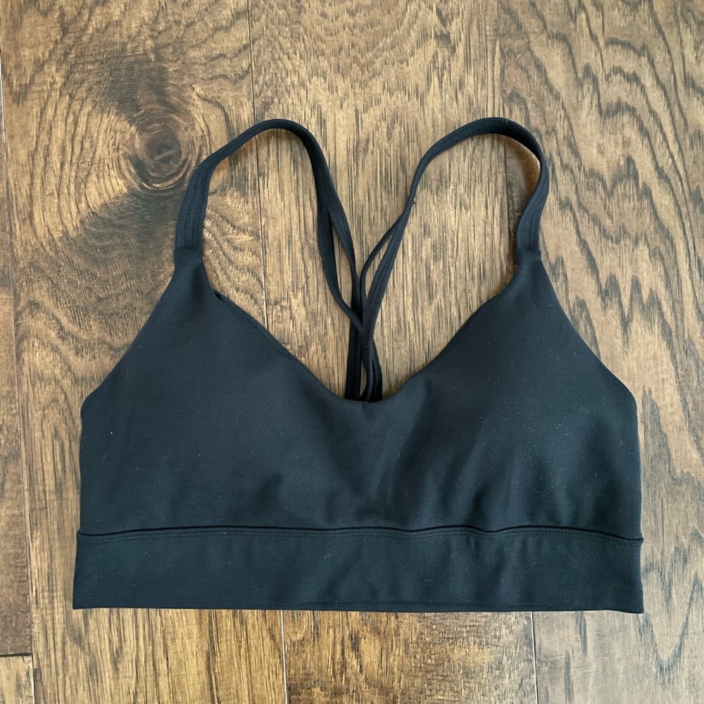 Black Cross-Back Bralette